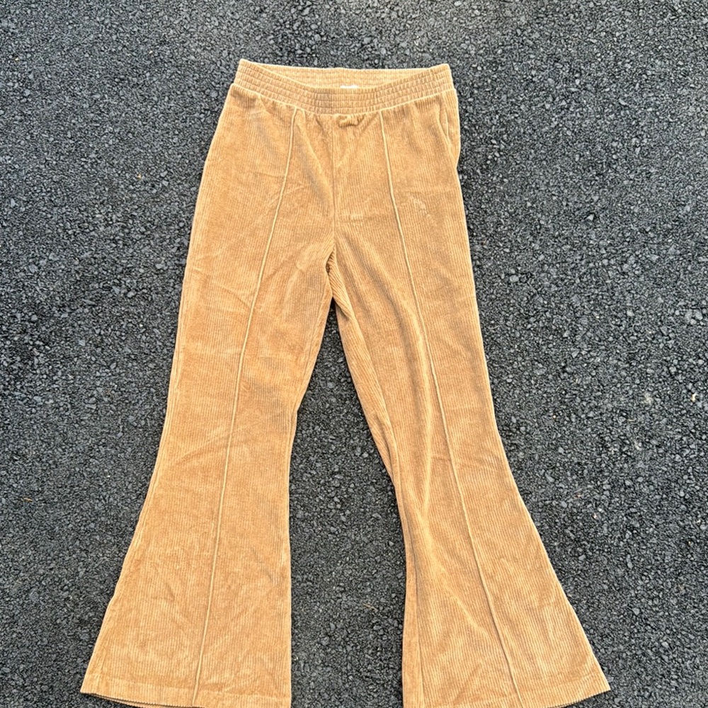Aerie Tan Kids Corduroy Flare Pants